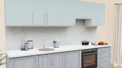 Кухня на заказ Ниагара - Лиственница Камчатская